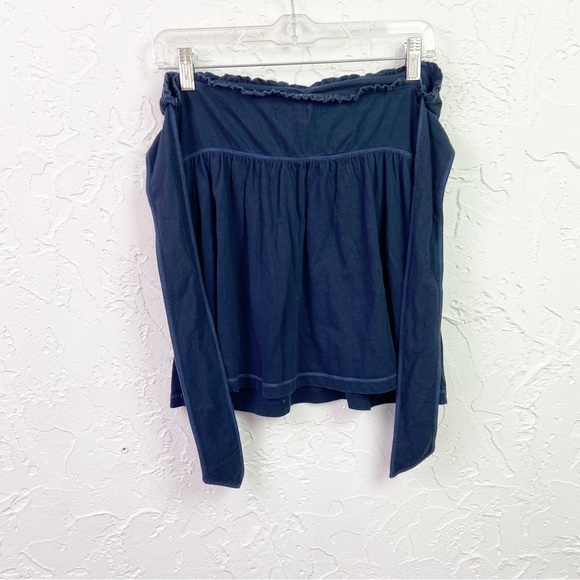 Y2K Early 2000s Hollister Navy Blue Babydoll Strapless Tube Top Size Large - Picture 6 of 8